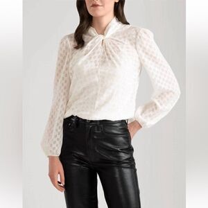 Shoshanna Brentwood Blouse in Ivory